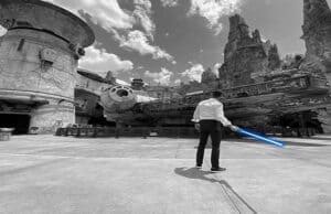 New Light Saber in Action at the Training Lab at Disney