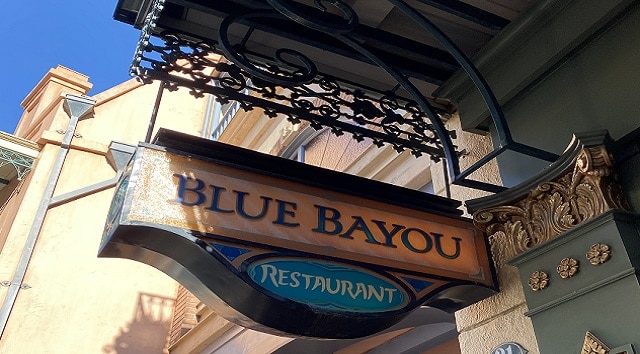 Dining Review of The Blue Bayou Restaurant at Disneyland