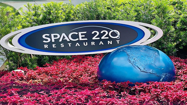 New Reservation option for Space 220 in Epcot