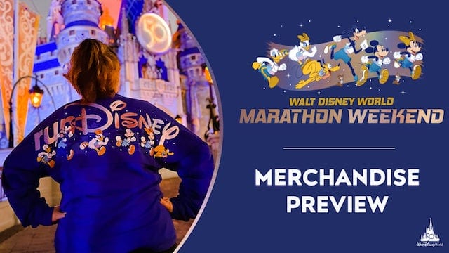 New merchandise for Disney's Marathon Weekend
