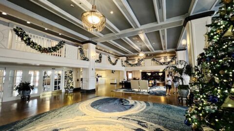 Checking out the holiday cheer at Disney World Resorts