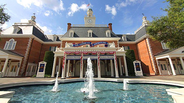 Go back in time at Epcot's America Adventure Pavilion