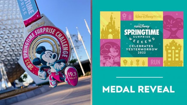 Photos: Medals Revealed for Disney World's Springtime Surprise