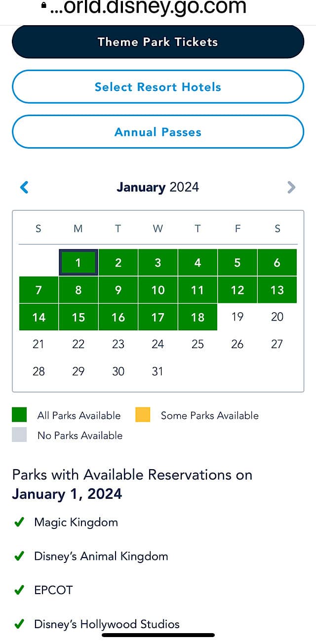 Disney Extends Park Pass Reservation System Into 2024