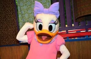 Daisy has a new meeting location at Epcot