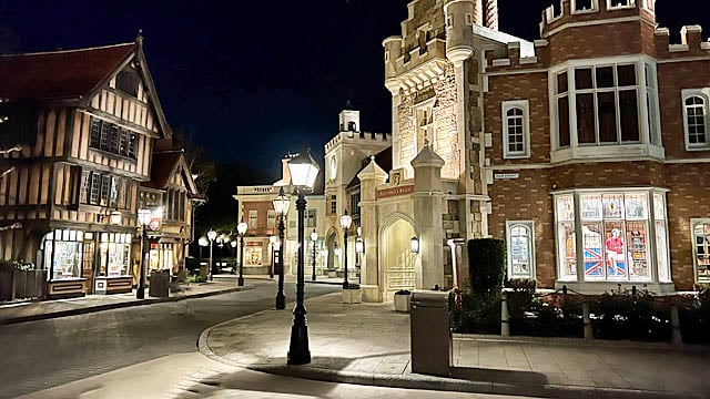 See the Beautiful Gardens and Charming Shops at Epcot's United Kingdom Pavilion