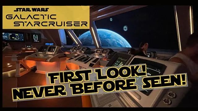 VIDEO: First look at the Star Wars Galactic StarCruiser in Disney World