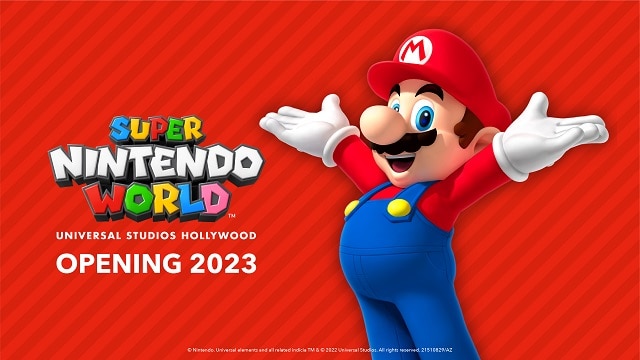 Big news for Super Nintendo World opening here in the United States!