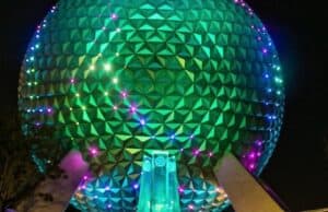Video and Review of Epcot's New Colors of the Wind Light Show