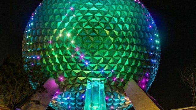 Video and Review of Epcot's New Colors of the Wind Light Show