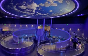 Check out the Stunning New Inside Queue area for Guardians of the Galaxy: Cosmic Rewind