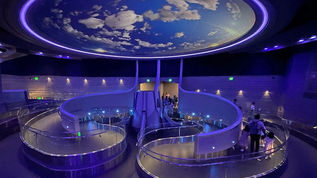 Check out the Stunning New Inside Queue area for Guardians of the Galaxy: Cosmic Rewind
