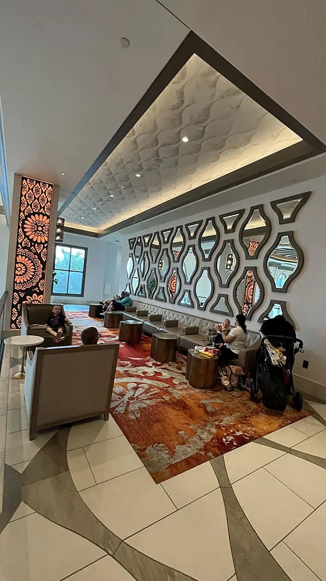 Coronado Springs tower lobby seating area