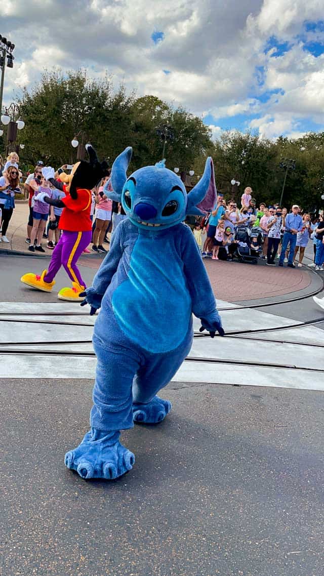 Stitch Roaming Meet and Greet in Tomorrowland at The Magic Kingdom, Walt  Disney World 