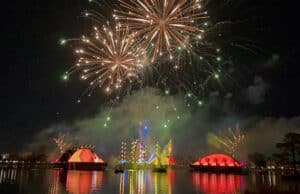 Fire Incident at Disney World during a nighttime show