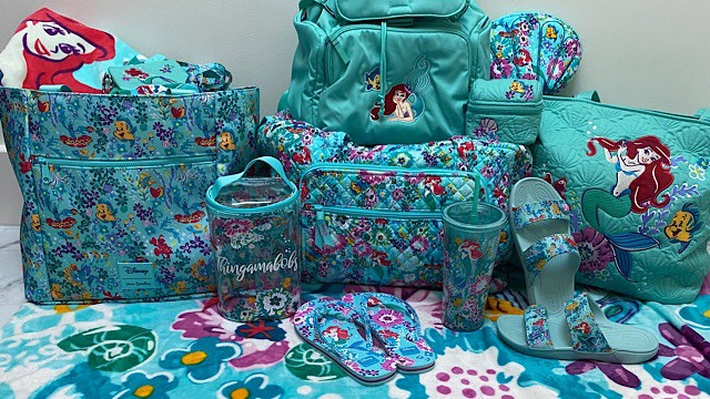 Photo Tour of my Vera Bradley Little Mermaid Haul