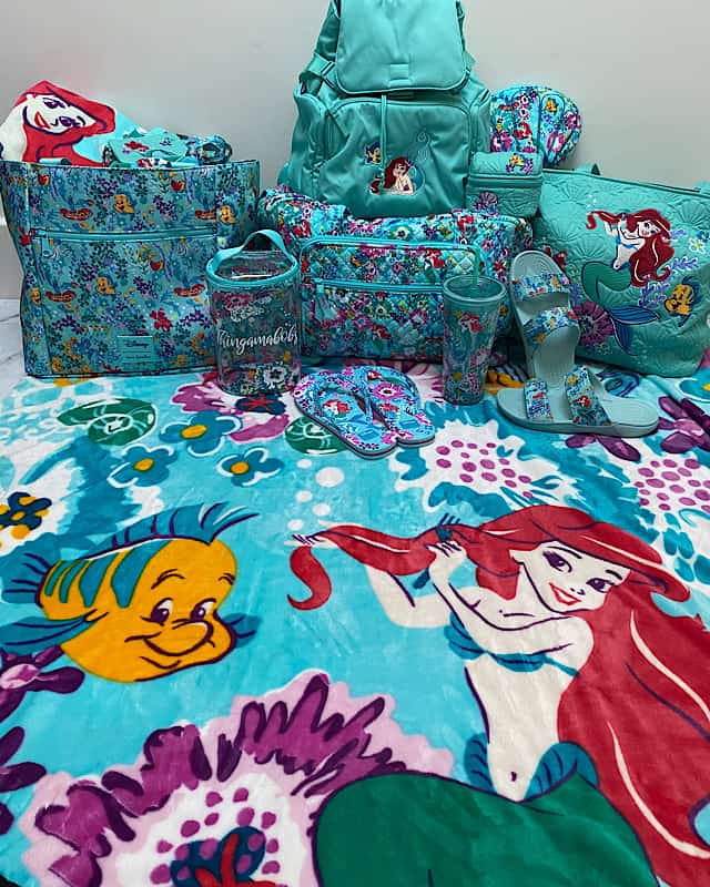 Vera Bradley Disney Beach Towel in Ariel Floral