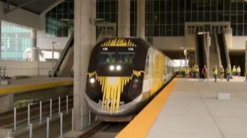 Orlando’s Brightline Train celebrates a new milestone