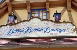 Check out this new sign that Bibbidi Bobbidi Boutique inside Magic Kingdom may be re-opening sooner than expected