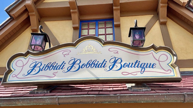 Check out this new sign that Bibbidi Bobbidi Boutique inside Magic Kingdom may be re-opening sooner than expected