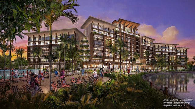 First sign of new DVC construction at Disney's Polynesian Resort
