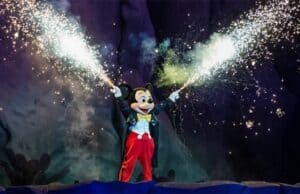 New Progress of Fantasmic! attraction at Disney's Hollywood Studios