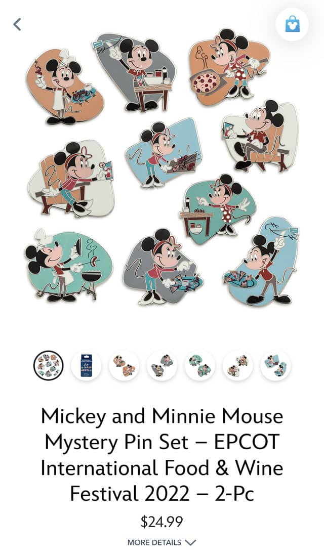 Disney Kitchen Towel Set - 2022 Food & Wine - Mickey & Minnie