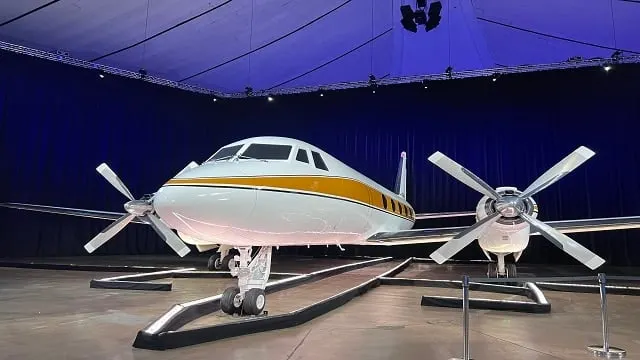 A Closer Look at Walt Disney's Personal Plane out on Display at D23