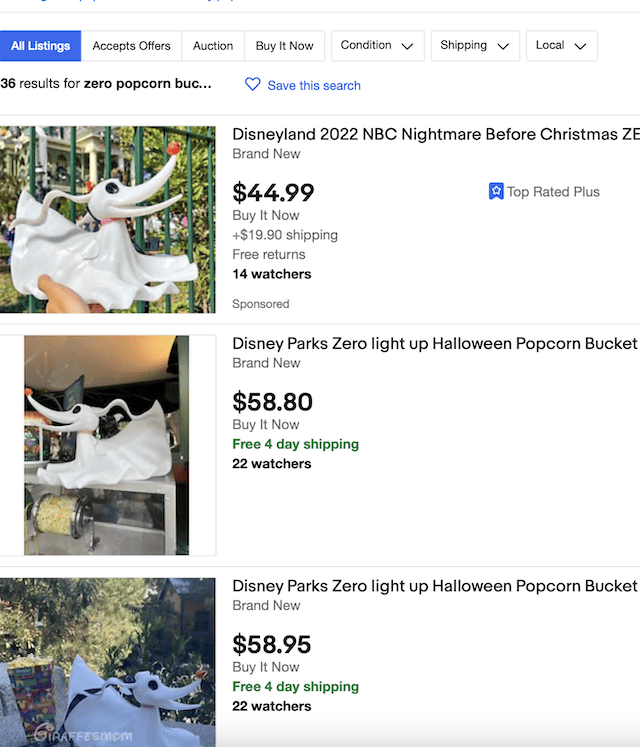 Zero Popcorn Bucket has now arrived at Walt Disney World