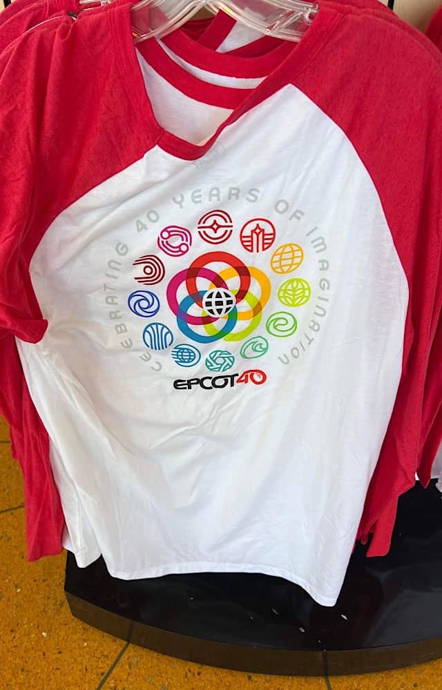 Take a look at the new exclusive 40th merchandise at EPCOT ...