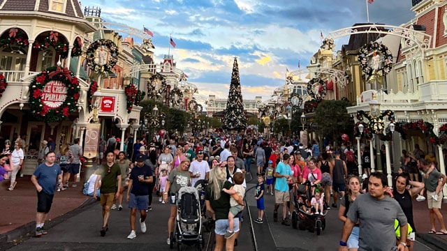 Take a look at Magic Kingdom's new Christmas decorations and merchandise