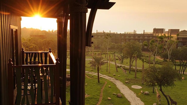 You will find the ultimate room with a view at Disney's Animal Kingdom Lodge