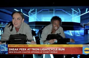 New Video- Sneak peek of riding TRON Lightcycle Run