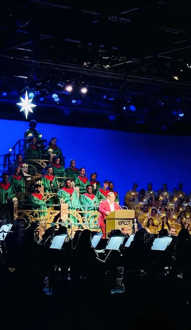 Here is the full list of EPCOT Candelight Processional narrators