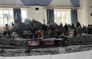 Be sure to stop and see this great holiday display at Disney's Yacht Club