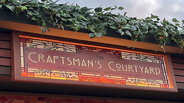 Review: The Craftsman's Courtyard at EPCOT's Festival of Arts is one of the best studios