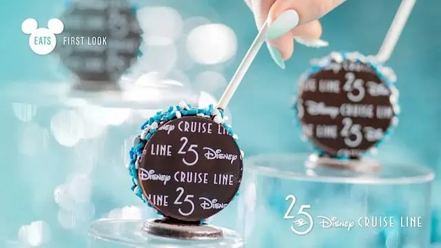 Here is a first look at Disney Cruise Line's 25th Anniversary shimmering treats