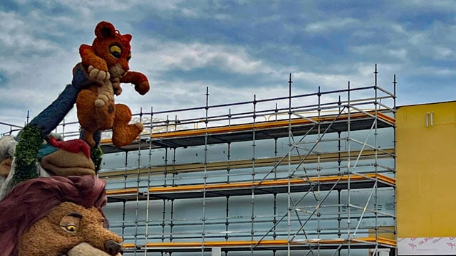 Cool new progress at EPCOT's CommuniCore Plaza and Hall