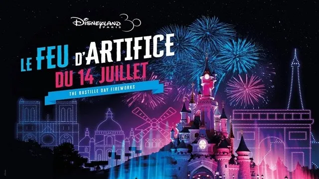 Brand New Firework Show Debuts at Disney Celebrating Bastille Day