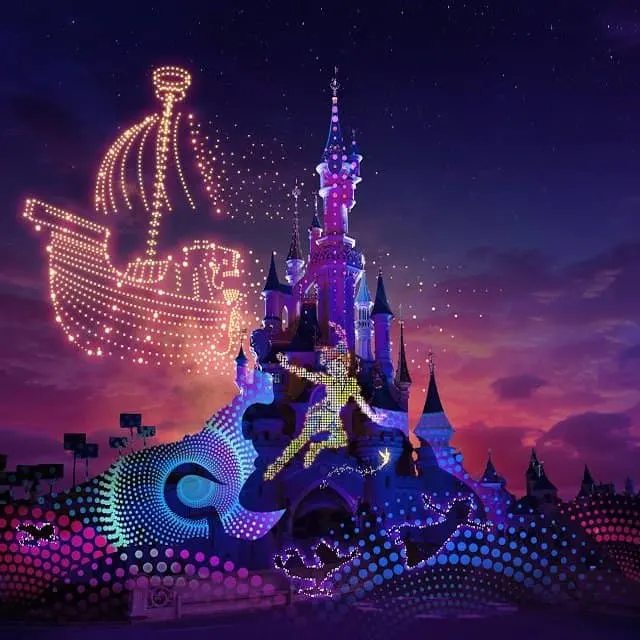 Disney Drone Show 2024 Aura Margie