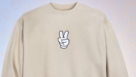 Epic shopDisney Restock on the Mickey Peace Sign Sweatshirt