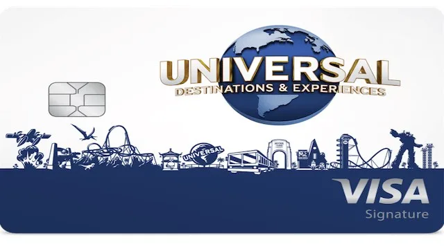 NEW Universal Visa Credit Card