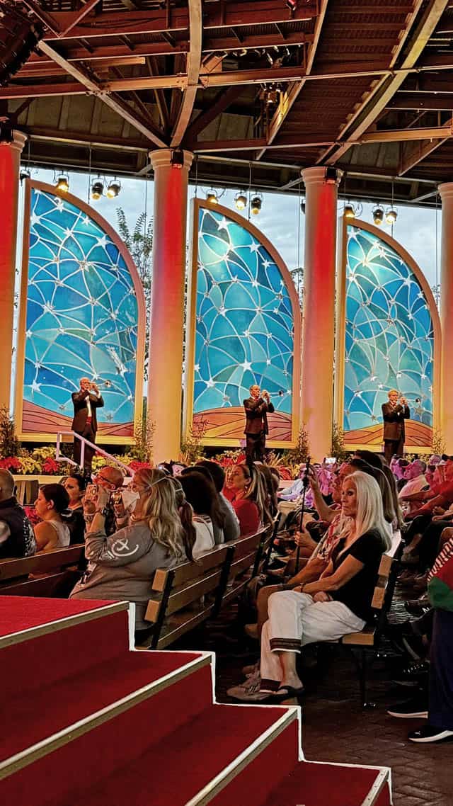 epcot candlelight processional trumpet players - KennythePirate.com
