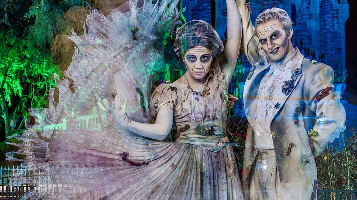 Magic, Kingdom Halloween party, haunted mansion, ghost dancers parade