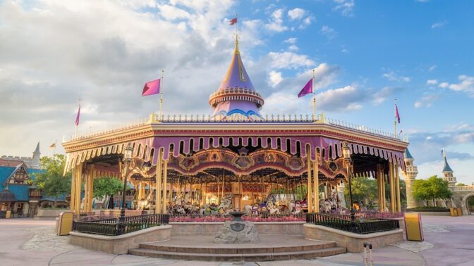 Magic kingdom carousel attraction