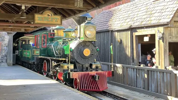 New Frontierland Train Station Entrance is Open