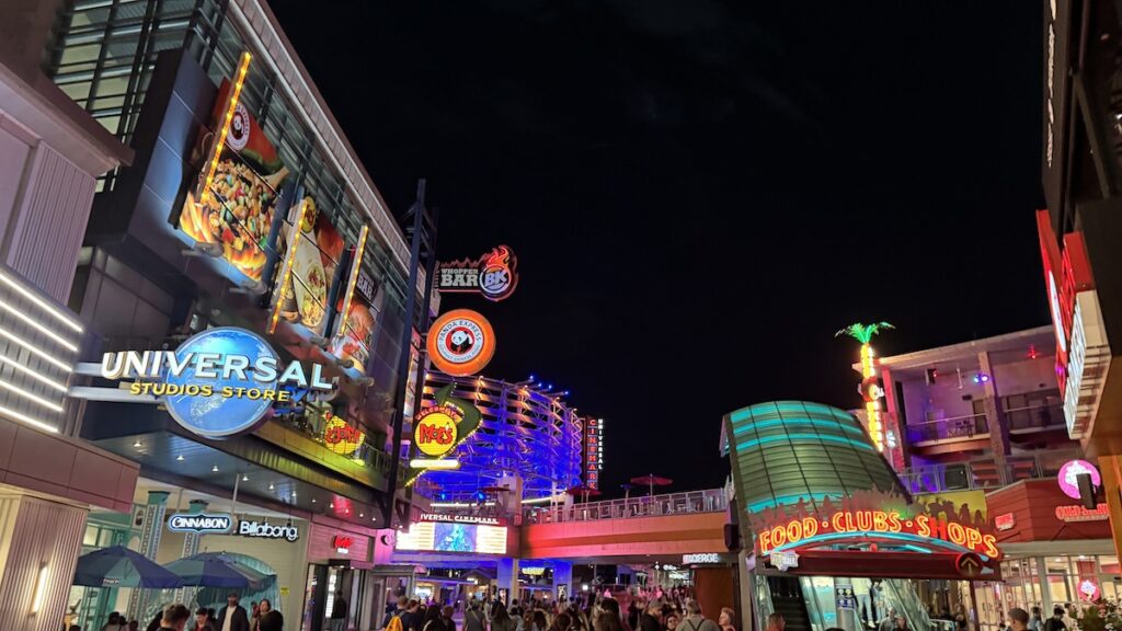 City Walk at Night Escalator Universal