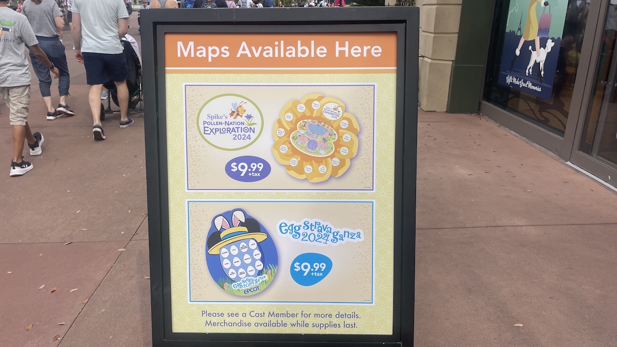 Eggstravaganza display map