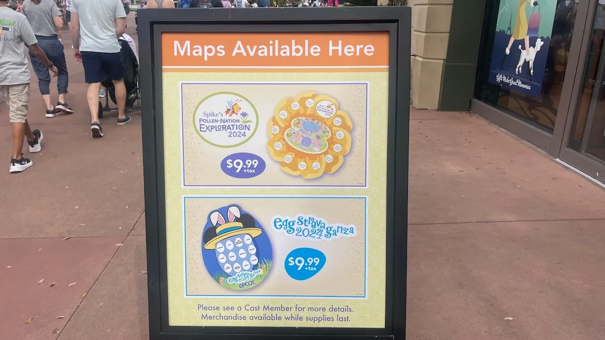 Eggstravaganza display map