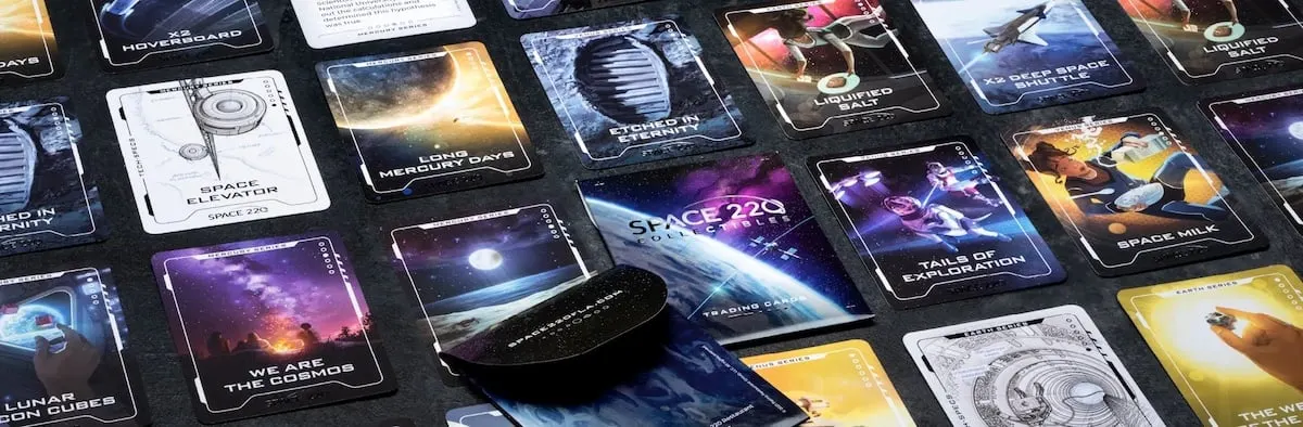 Space 220 trading cards